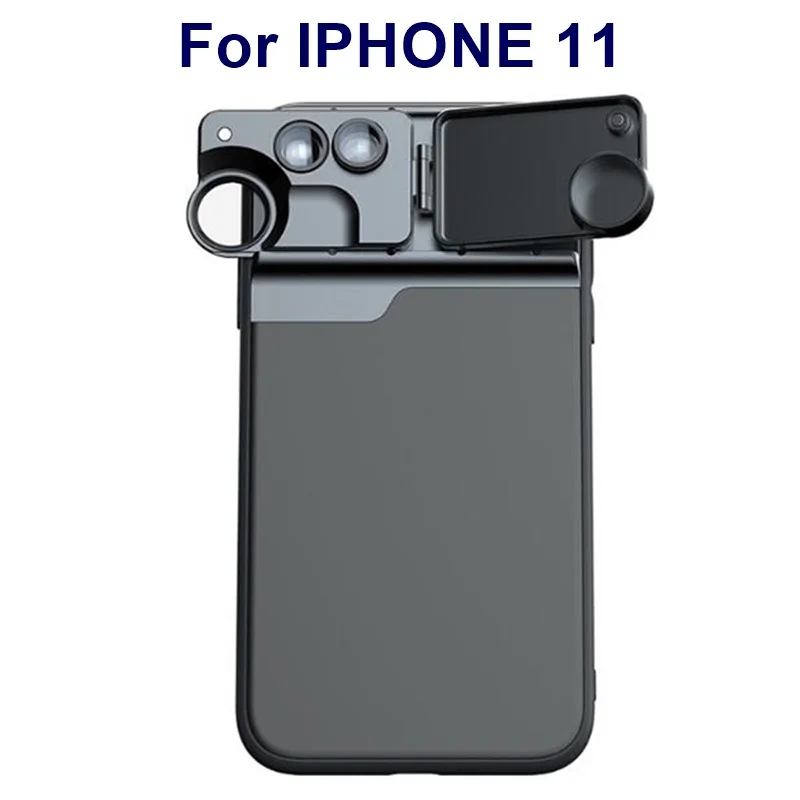 Tongdaytech 2 в 1 чехол для телефона объектив камеры для Iphone X XS MAX XR широкоугольный Макро Рыбий глаз линза телескоп для Iphone 11 Pro Max - Цвет: For Iphone 11