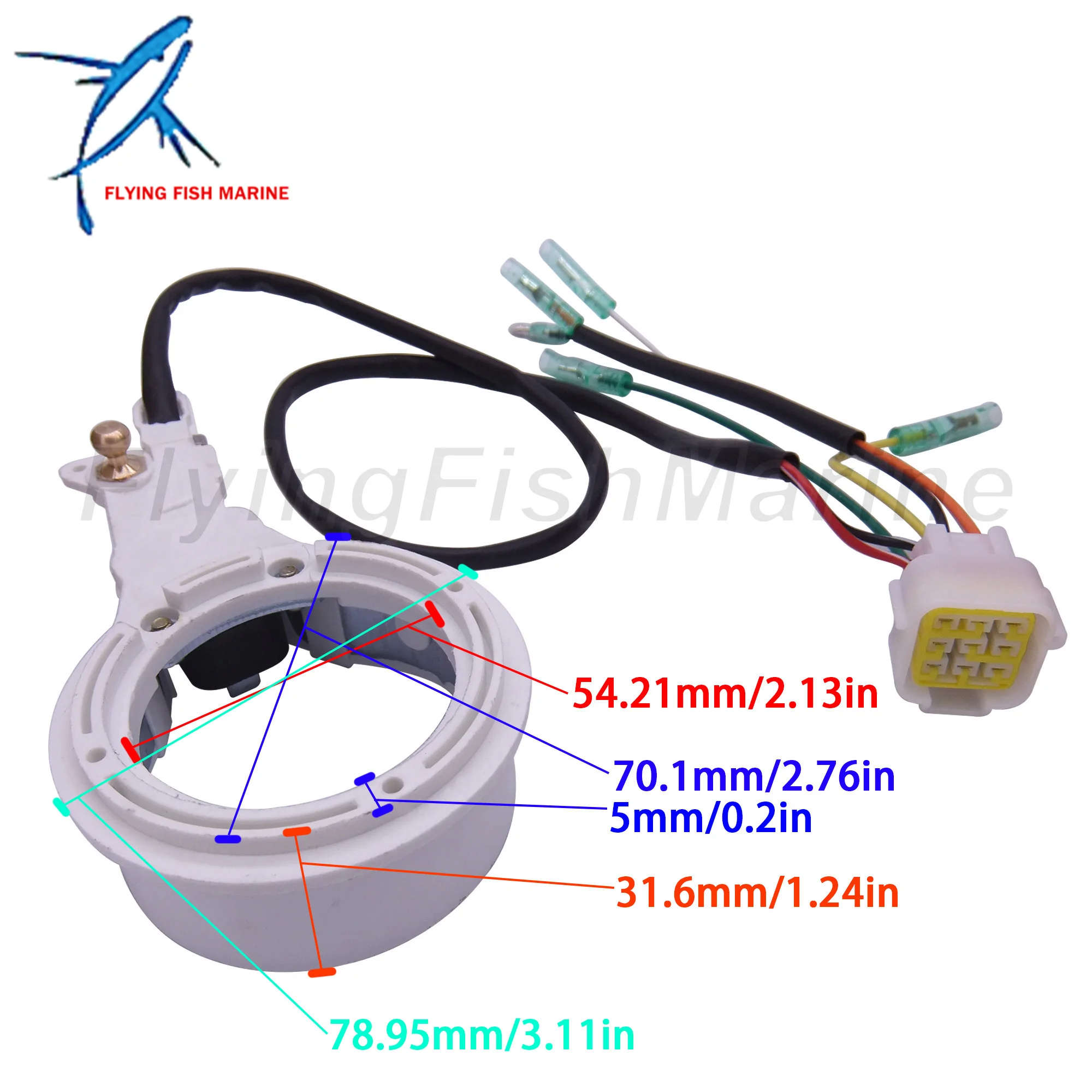 Катушка для лодочного двигателя T40 05040100 Pulser Parsun HDX 2 тактный 40CV T40BM T40BW T40G T30BM