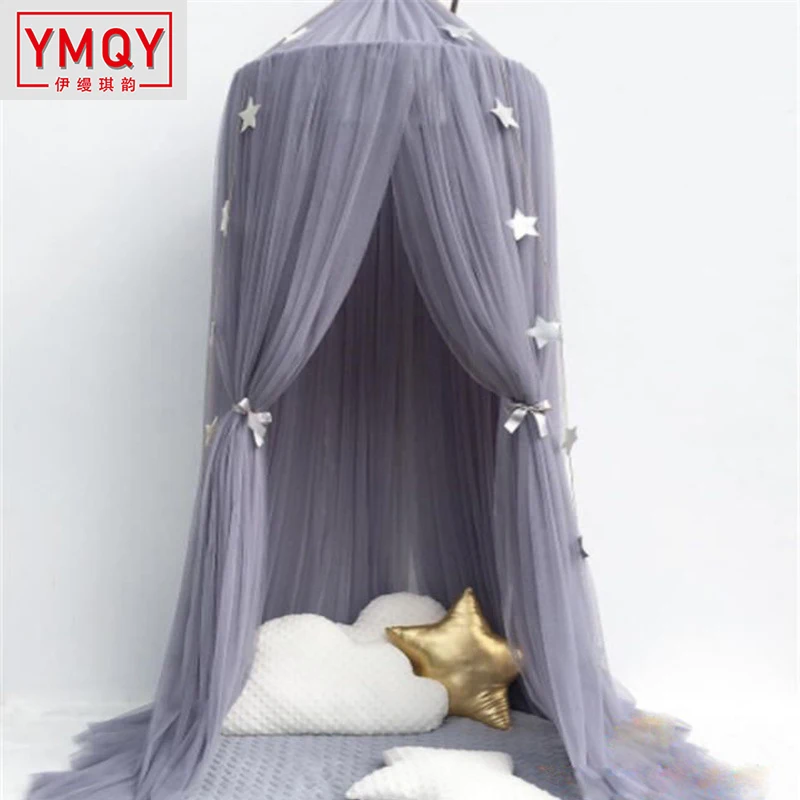 4 цвета Висячие детские постельные принадлежности купольная кровать балдахин