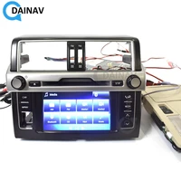 vertical screen android tesla style car gps navigation for toyota prado 2016 2019 car multimedia player auto radio tape recorder