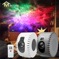 led galaxy starry sky light laser projector night light for disco home party sleeping bedroom beside lamp christmas decoration