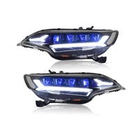 led headlights front lamp assembly 2014 2015 up sequential head lights for honda jazz fit