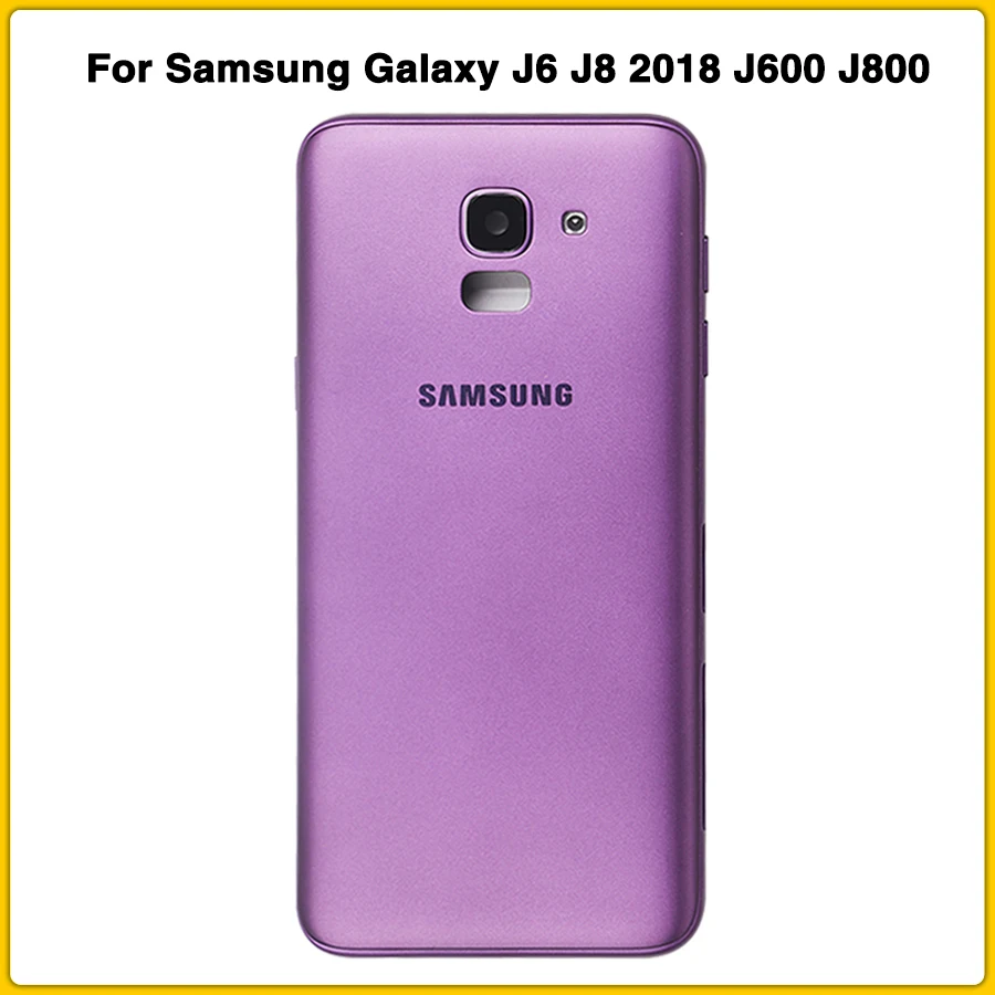 Чехол на заднюю панель для samsung Galaxy J6 J8 J600 J600F J800 J800F задняя крышка на батарейках задняя крышка на дверь