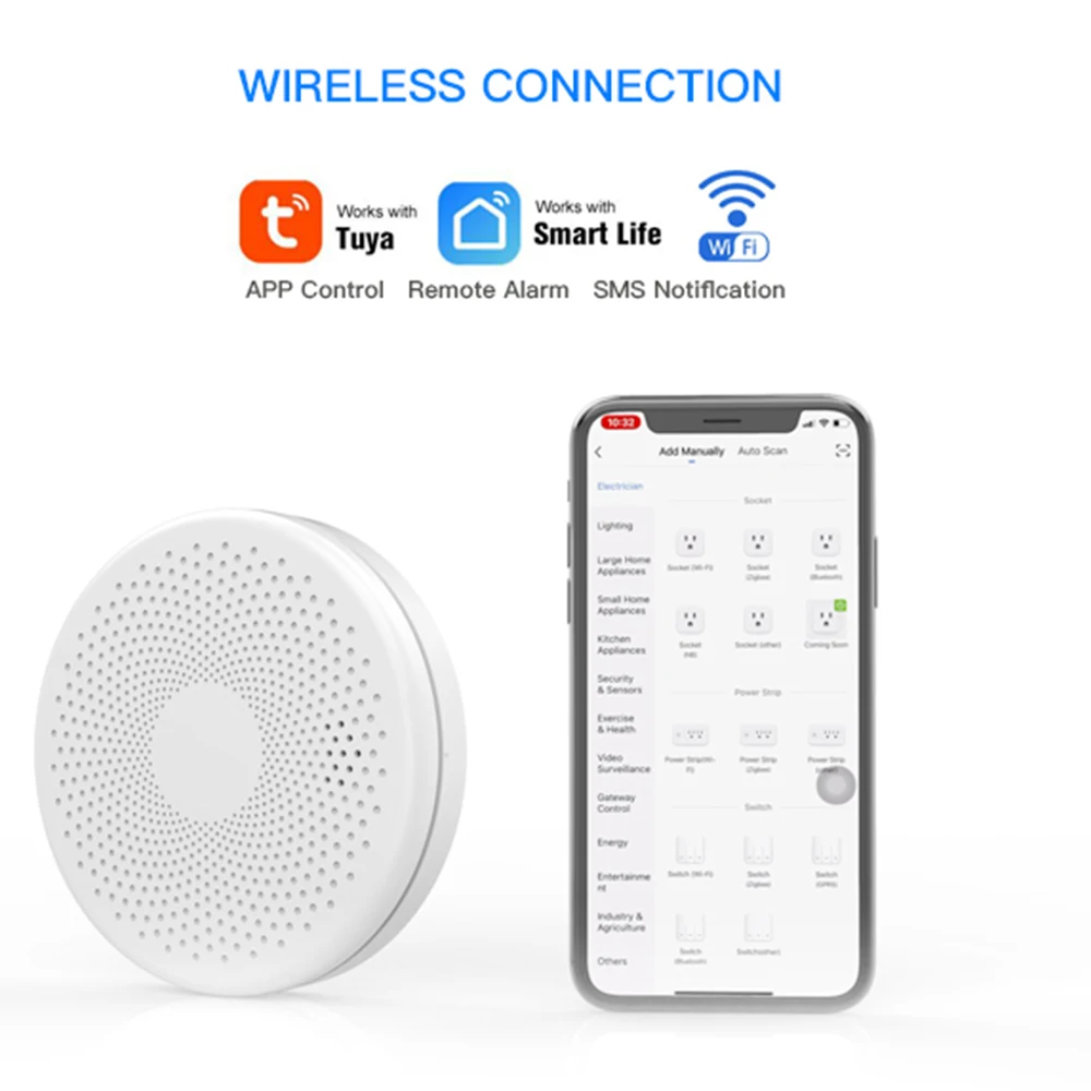Tuya 2 w 1 czujnik dymu CO czujnik tlenku węgla Alarm wbudowany alarm dźwiękowy 85dB wskaźnik LED bezpieczeństwo w domu ochrona przeciwpożarowa 3 Tuya 2 w 1 czujnik dymu CO czujnik tlenku węgla Alarm wbudowany alarm dźwiękowy 85dB wskaźnik LED bezpieczeństwo w domu ochrona przeciwpożarowa 3
