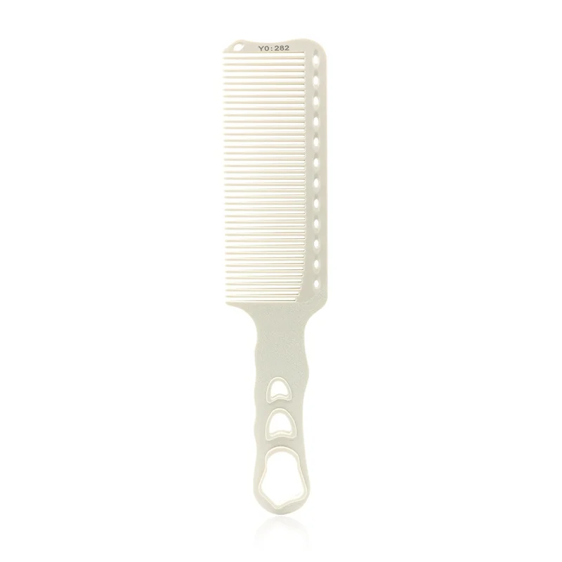 Hair Comb-White 1 шт. профессиональная расческа для стрижки волос из смолы, расческа для волос для женщин и мужчин, Парикмахерская, выпуклая расческа - Цвет: Hair Comb-White