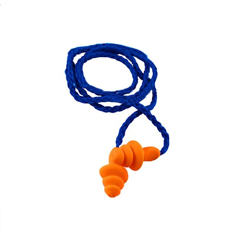 Новинка 10 шт мягкие силиконовые со шнуром уха Вилки уши протектор Многоразовые