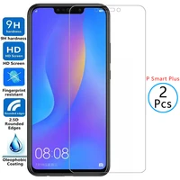 protective tempered glass for huawei p smart plus 2018 screen protector on psmart smar smat samrt safety film huawey huwei hawei