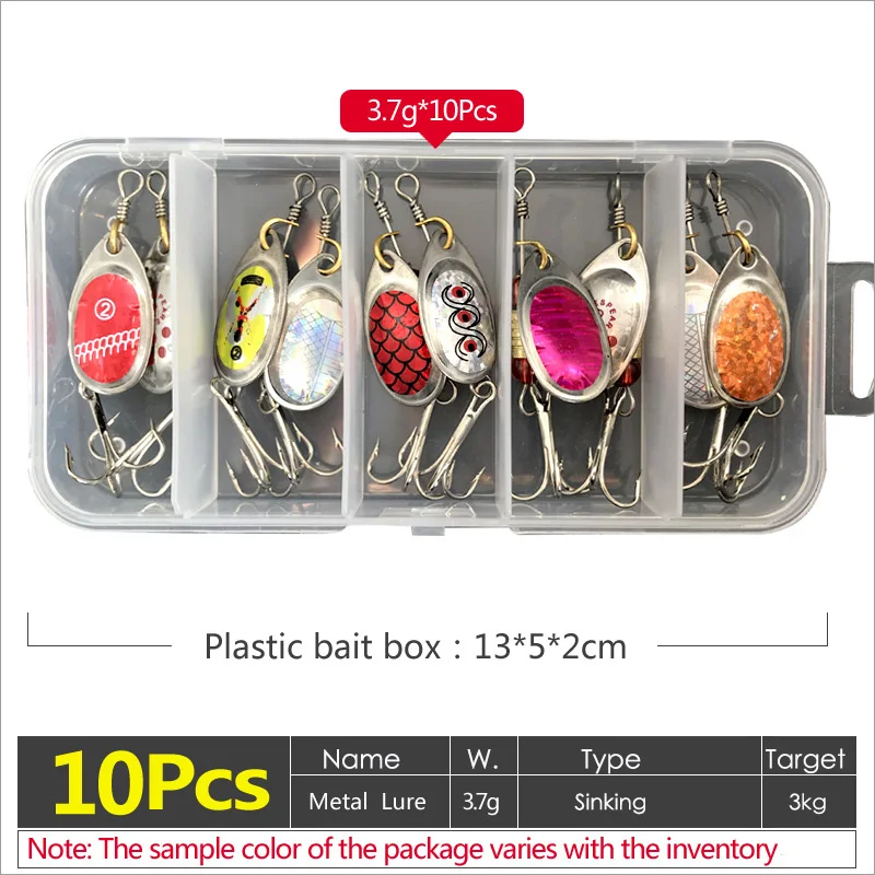 Горячая Распродажа набор блестящих рыболовных приманок наборы микро мини ложки