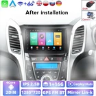 Автомобильный стереомагнитола на Android, GPS-навигатор, DVD-плеер, 2 Din для Hyundai I30, головное устройство, сенсорный экран, мультимедийная система Wi-Fi 2012-2016