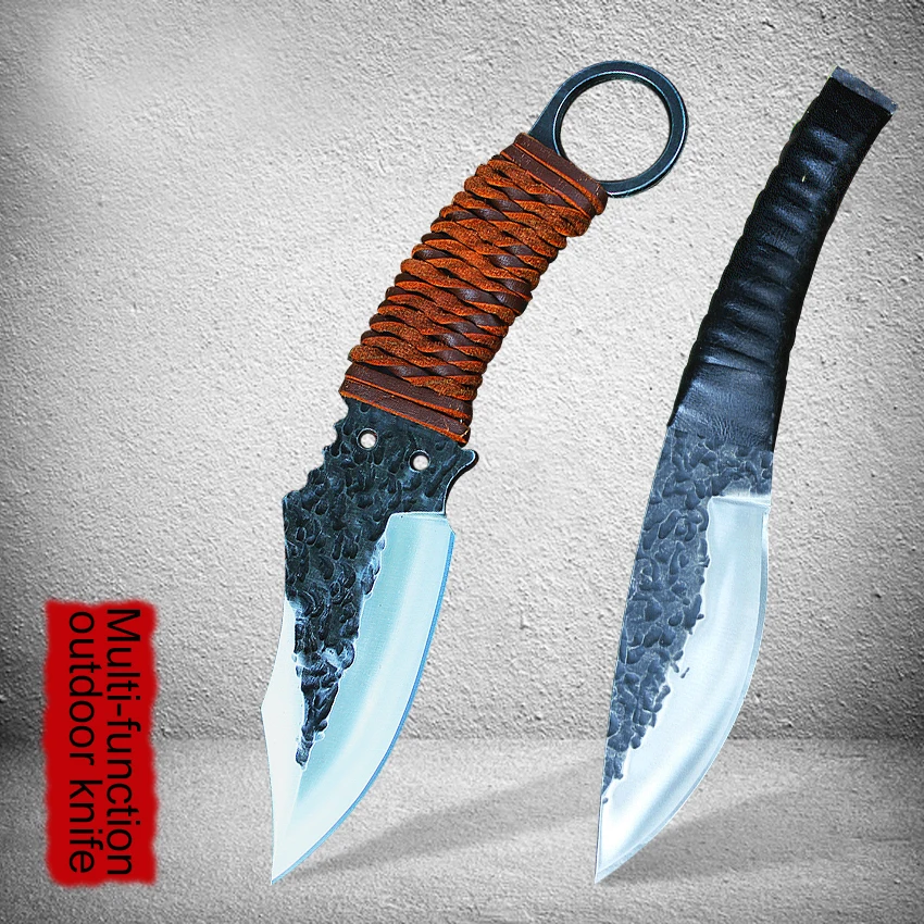 Нож для выживания на открытом воздухе уличные инструменты 59HRC высокопрочные