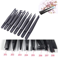 8pcsset epoxy resin jewelry tool set tweezers anti static plastic precision diy making for epoxy resin mold jewelry components