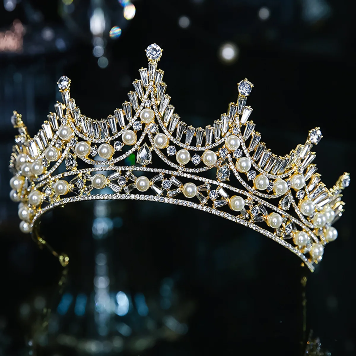 

Bridal Wedding Headdress Crown Girls' Party Festive Hair Accessories Hair Ornaments Beautiful and All-Matched BMF88