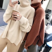 pull femme autumn winter casual turtleneck loose knit shirt sweater long sleeve solid pullover sweaters women %d0%b2%d0%be%d0%b4%d0%be%d0%bb%d0%b0%d0%b7%d0%ba%d0%b0 %d0%b6%d0%b5%d0%bd%d1%81%d0%ba%d0%b0%d1%8f