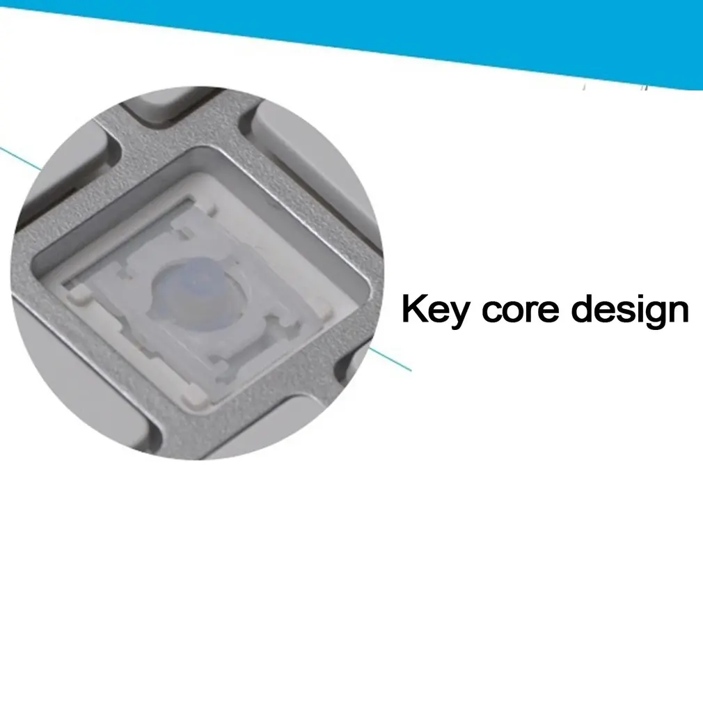 

Ultra Thin Wireless Mini Keyboard For Tablet PC Wireless Keyboard With Indicator Light Color Box Packaging