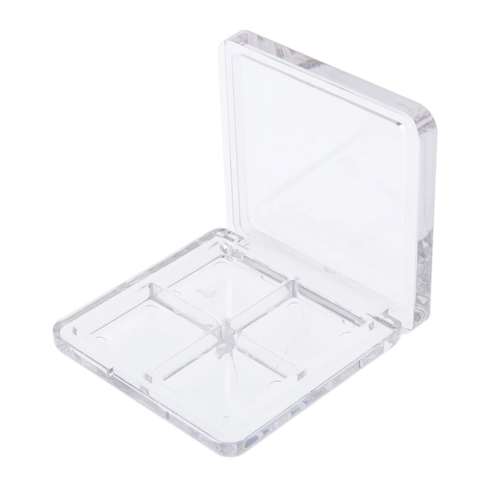 Пустая палитра для помады сделай сам прозрачный и Квадратный Контейнер макияжа с