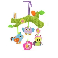 new rattle strollers for dolls lovely toys for baby bebe mobile baby stroller toy plush learning education hanging rattles