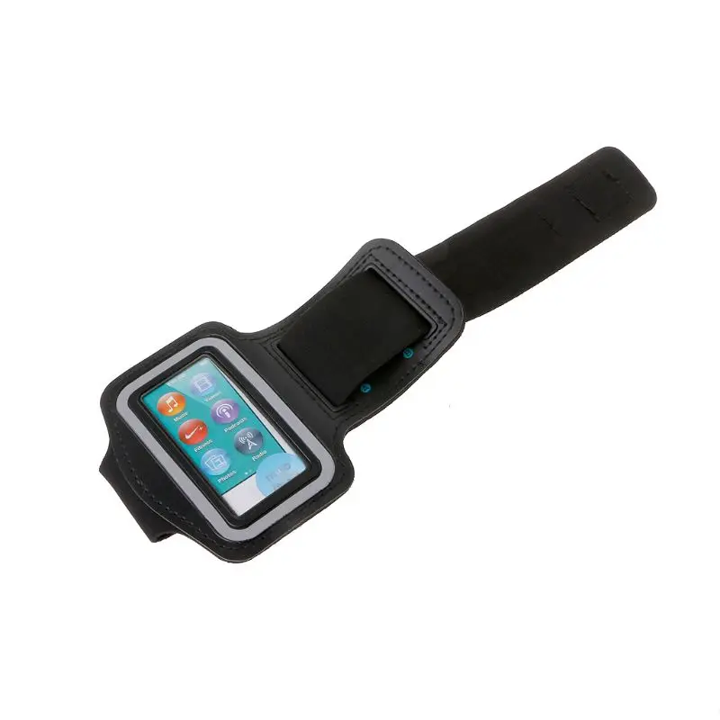 Спортивный кожаный чехол на руку сумка для бега Apple iPod Touch Nano Mp3 Mp4 | Мобильные