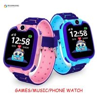 smart watch for kids student girls play puzzle game games watch baby music dual camera clock voice call phone wrist watches
