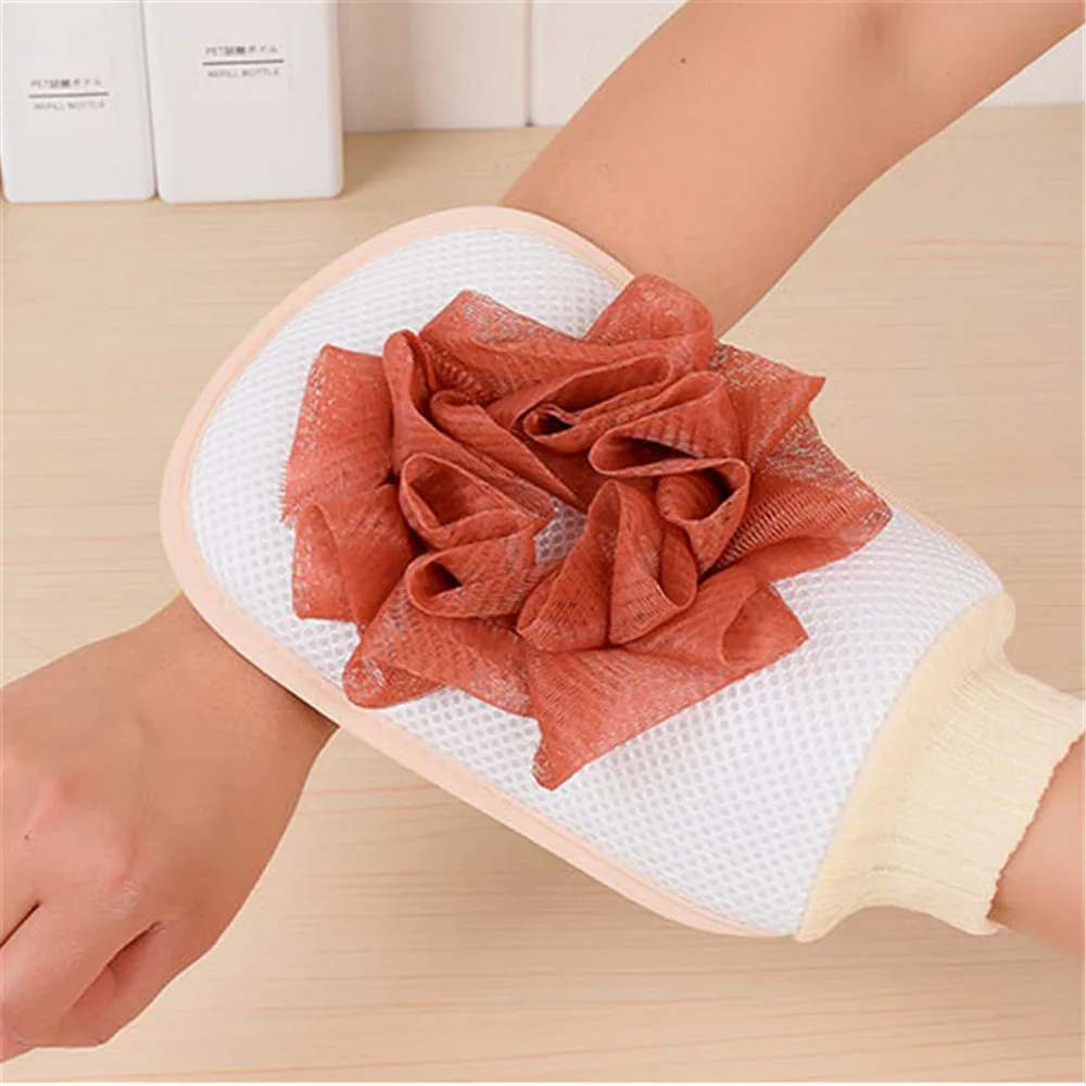1 шт. парная душевая утолщаются для ванной Волшебная рукавица пилинга