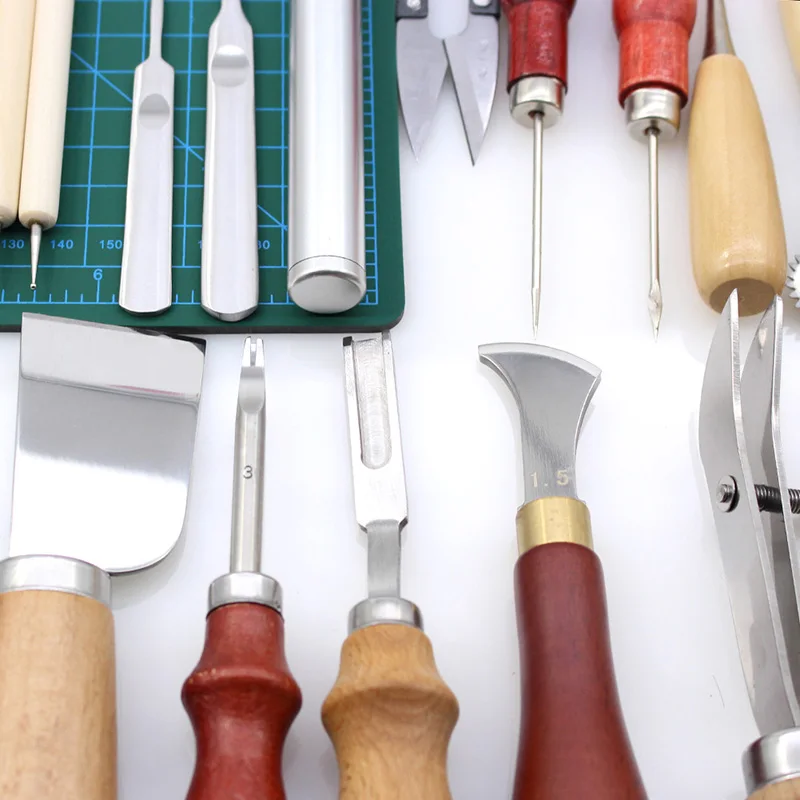 2020 набор инструментов для работы с кожей широкой лопатой режущая кромка