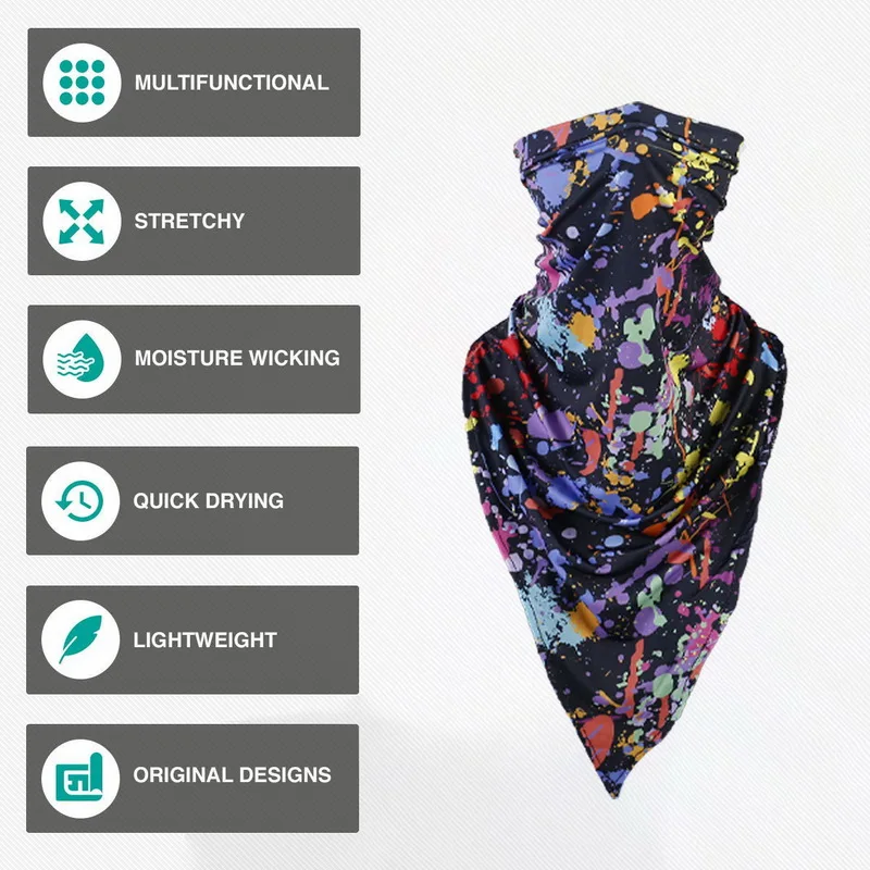 2 шт. ветрозащитный шарф-бандана для езды на велосипеде и льду | Спорт развлечения