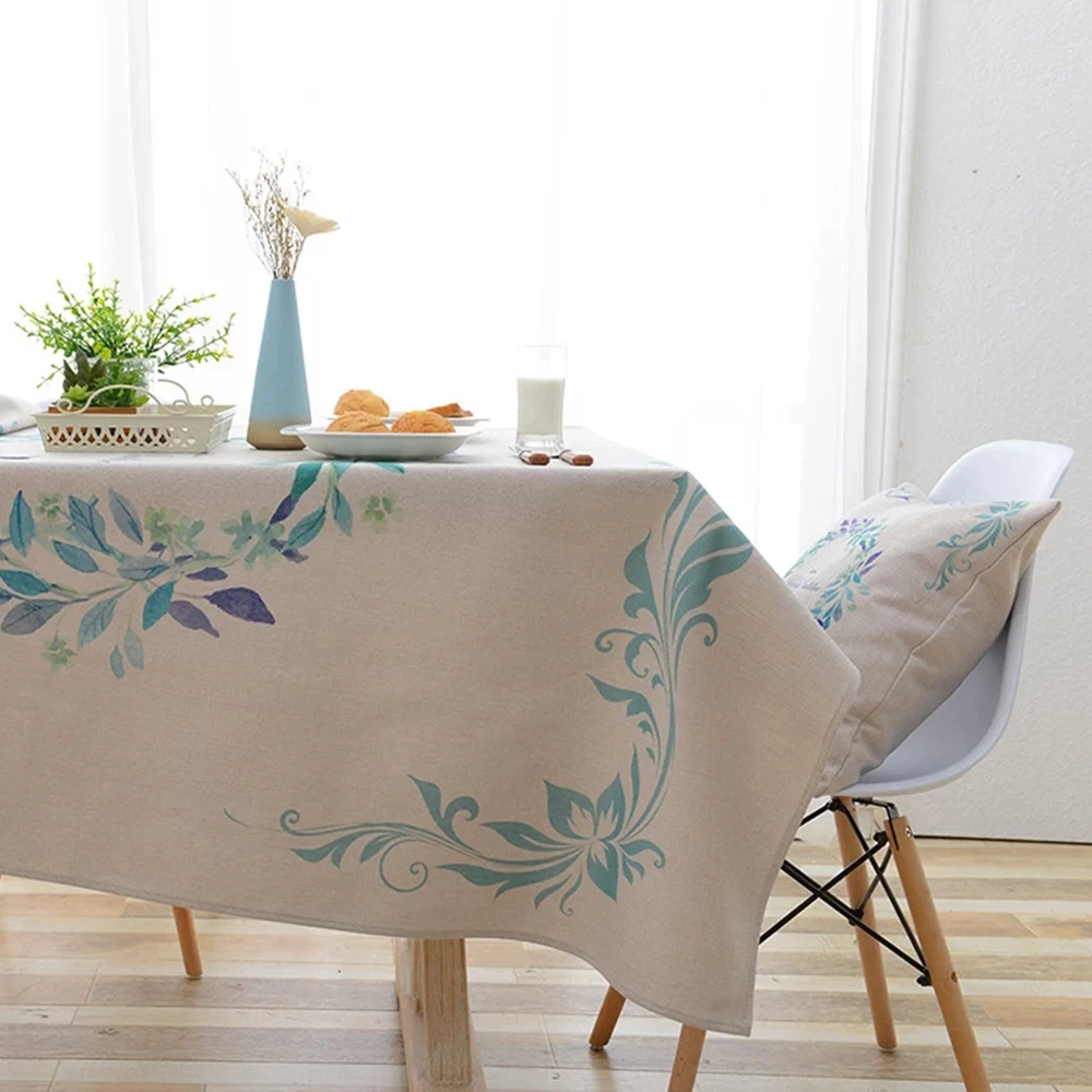 Горячая новинка винтажная Европейская стильная Скатерть прямоугольная скатерть