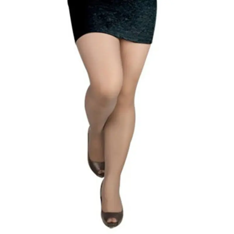 

Women Plus Size 15D High Stretch Pantyhose High Waist Summer Ultra Thin Sheer Tights Stocking Seamless Solid Color Slim Leggings
