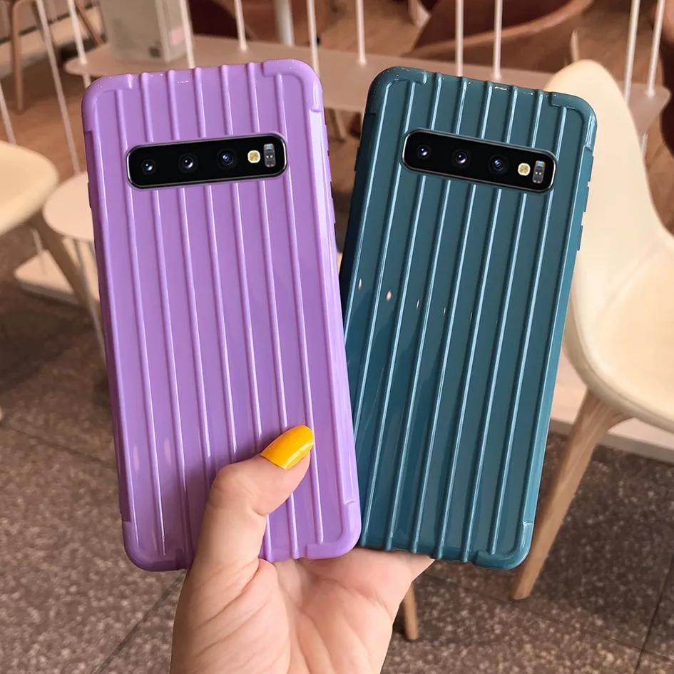 Матовый Силиконовый чехол для Samsung Galaxy S10 S10E S10Plus задняя крышка телефона цветной