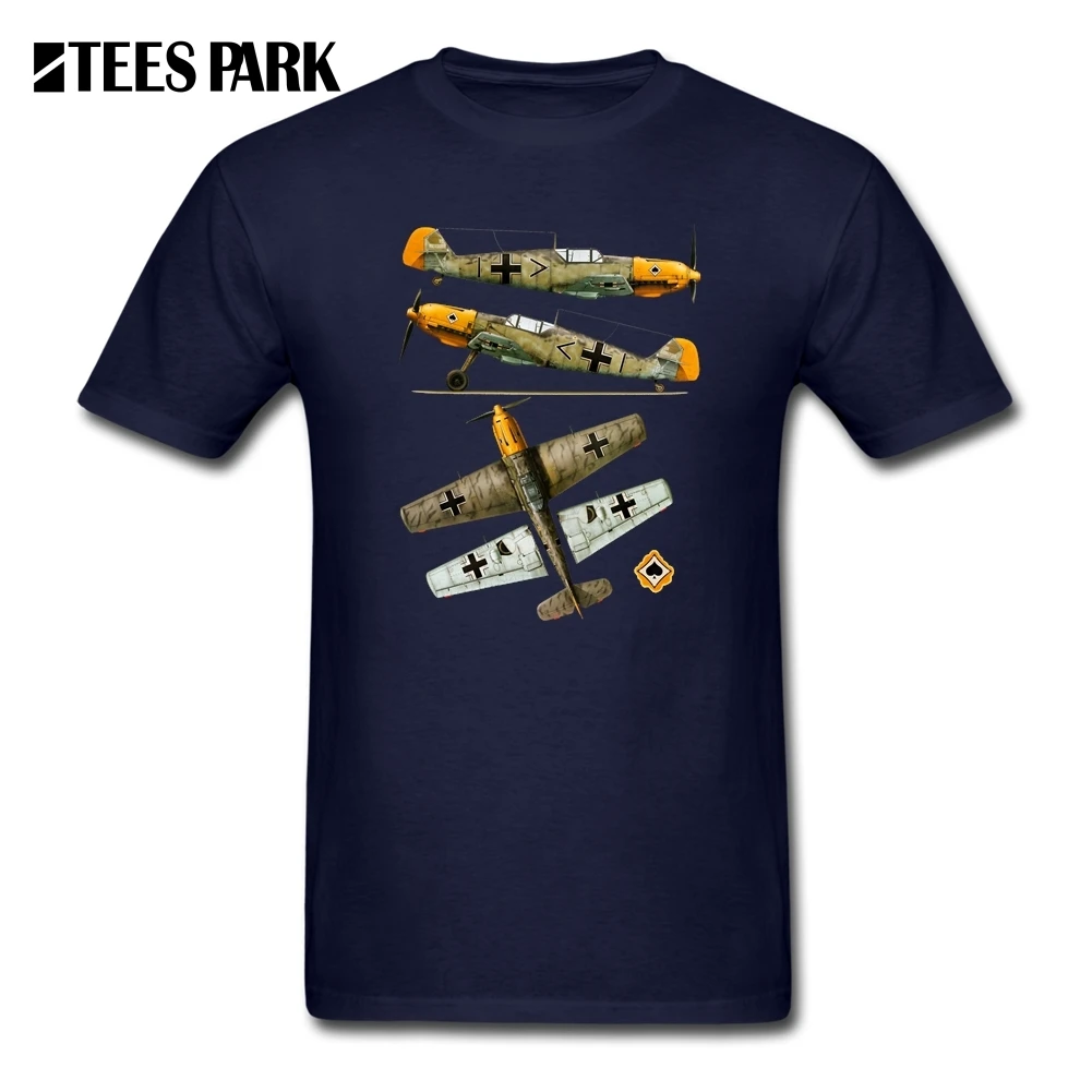 Новинка футболки самолет BF 109E4 пилот брендовые Молодежный с коротким рукавом