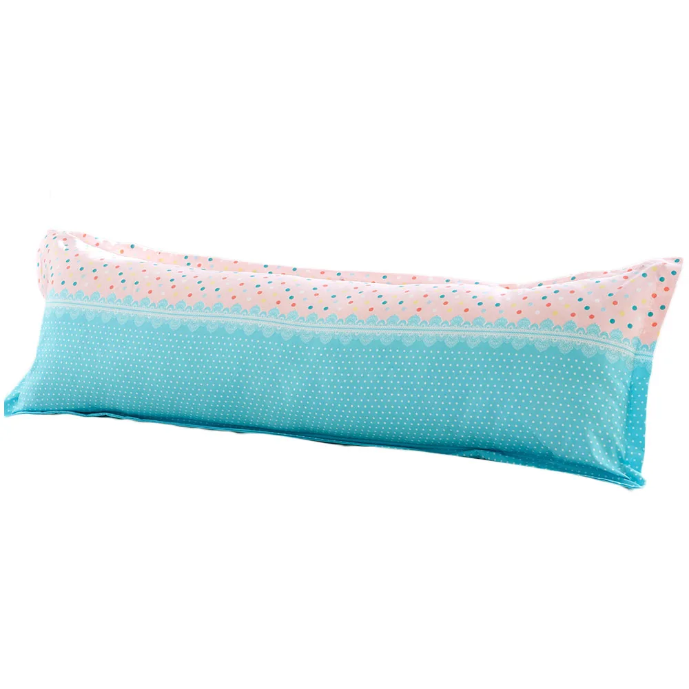Pink green Длинный Чехол на подушку, Наволочка на подушку для отеля, 1,5 м, длинный квадратный Чехол на подушку, домашний декор - Цвет: Pink green