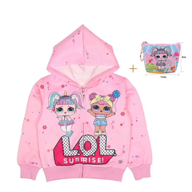 Новинка 2019 года куртка с капюшоном для куклы сюрприз вентилятор прилива рисунком