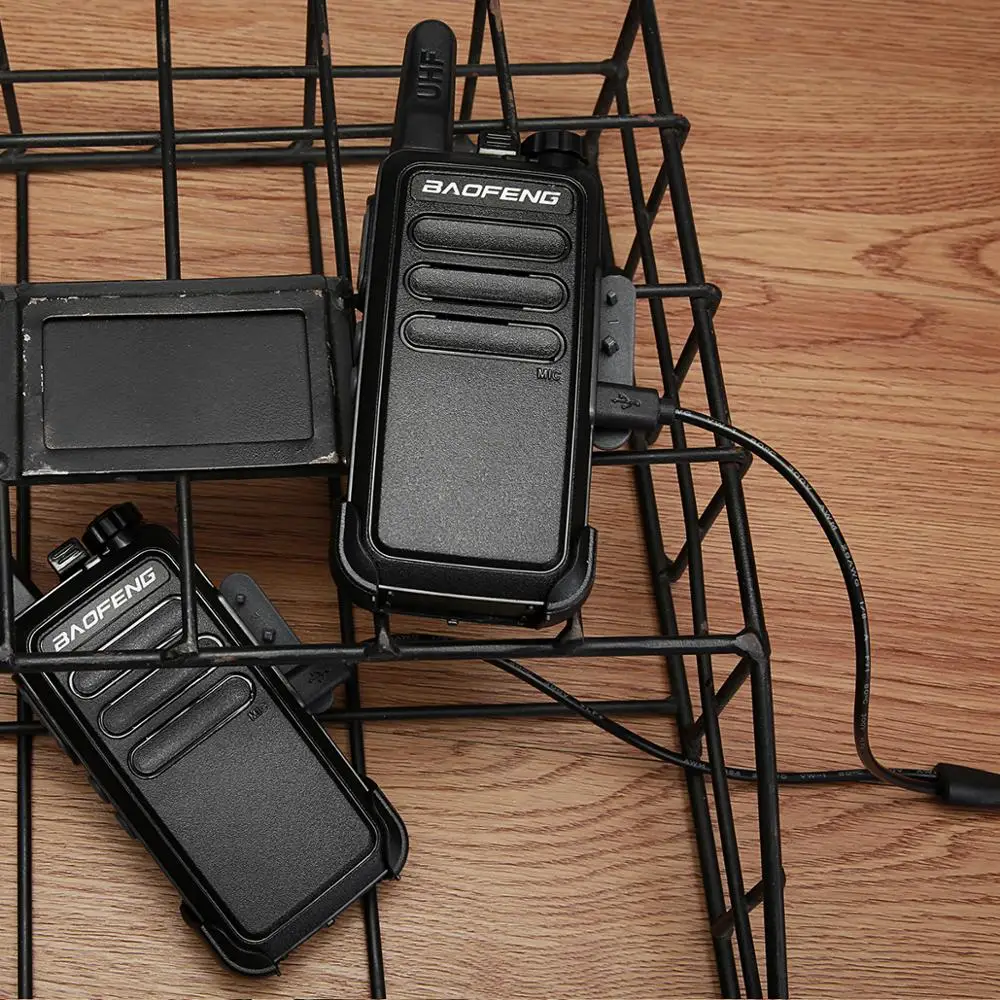 4 шт. Baofeng BF-C9 мини-рация usb зарядка VOX перезаряжаемая двухсторонняя радиостанция Удобная рация
