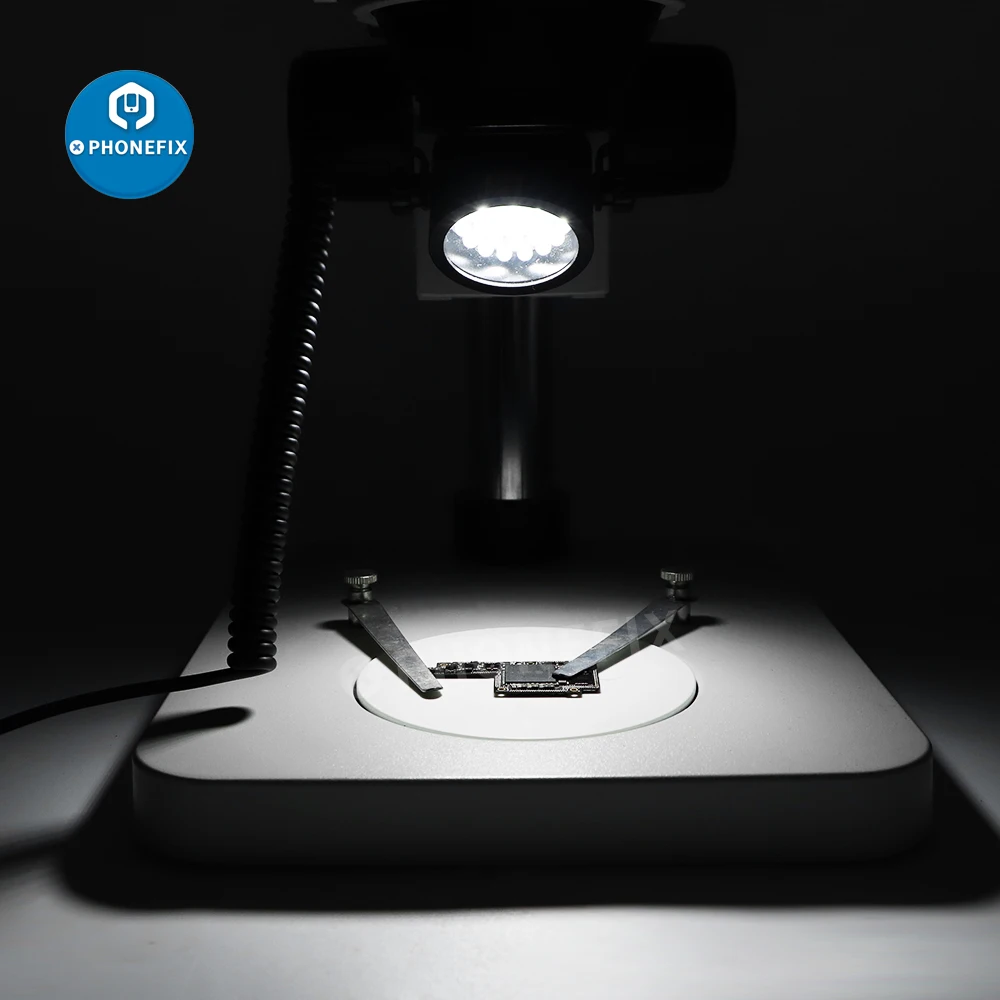 Микроскоп 28 шт. светодиодный Регулируемый наклонный кольцевой светильник