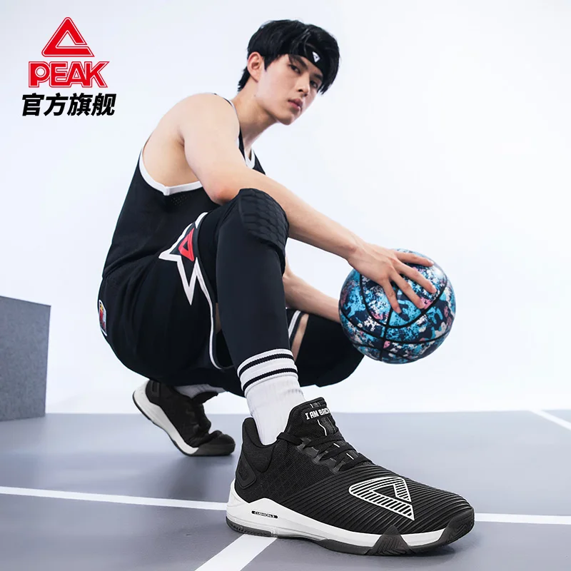 

Peak basketball shoes 2021 new shock-absorbing, wear-resistant, compression resistant and anti-skid low top sports shoes