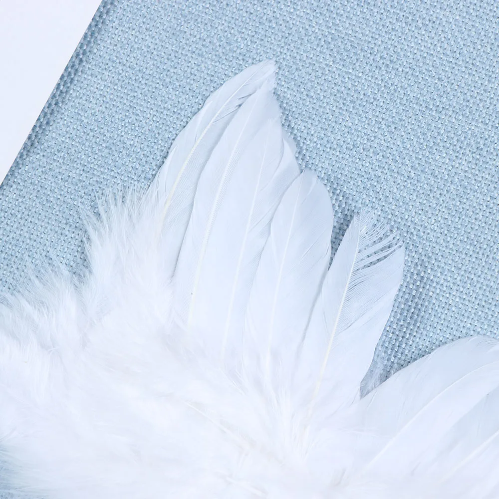 1 шт. женские туфли с отделкой белыми перьями крыло милое подвесное украшение