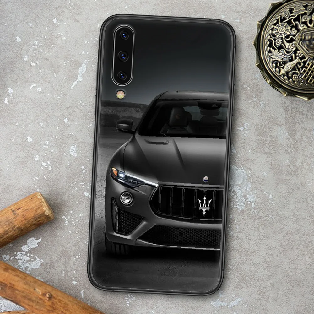 

Luxury Car M-Maserati Phone Case For Samsung Galaxy A 3 5 7 8 10 20 20E 21S 30 30S 40 50 51 70 71 black Waterproof Trend Cover