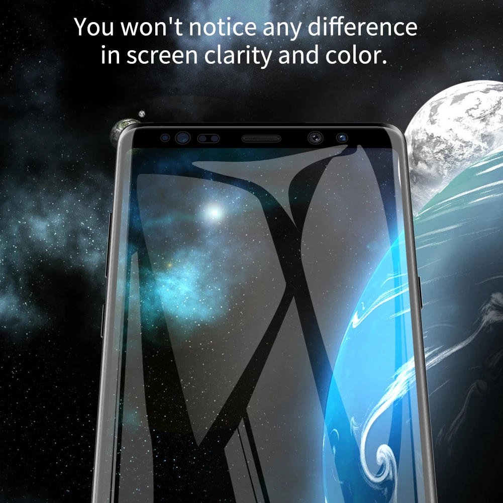 Arc cuvred полное покрытие стекло для samsung Galaxy s9 plus note 8 9 закаленное стекло Nillkin DS+ Max Защитная пленка для экрана
