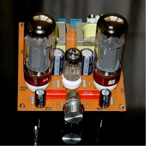 Nobsound-AMPLIFICADOR DE tubo de vacío HiFi 6N2 + EL34, amplificador de Audio estéreo de un solo extremo, Kit DIY
