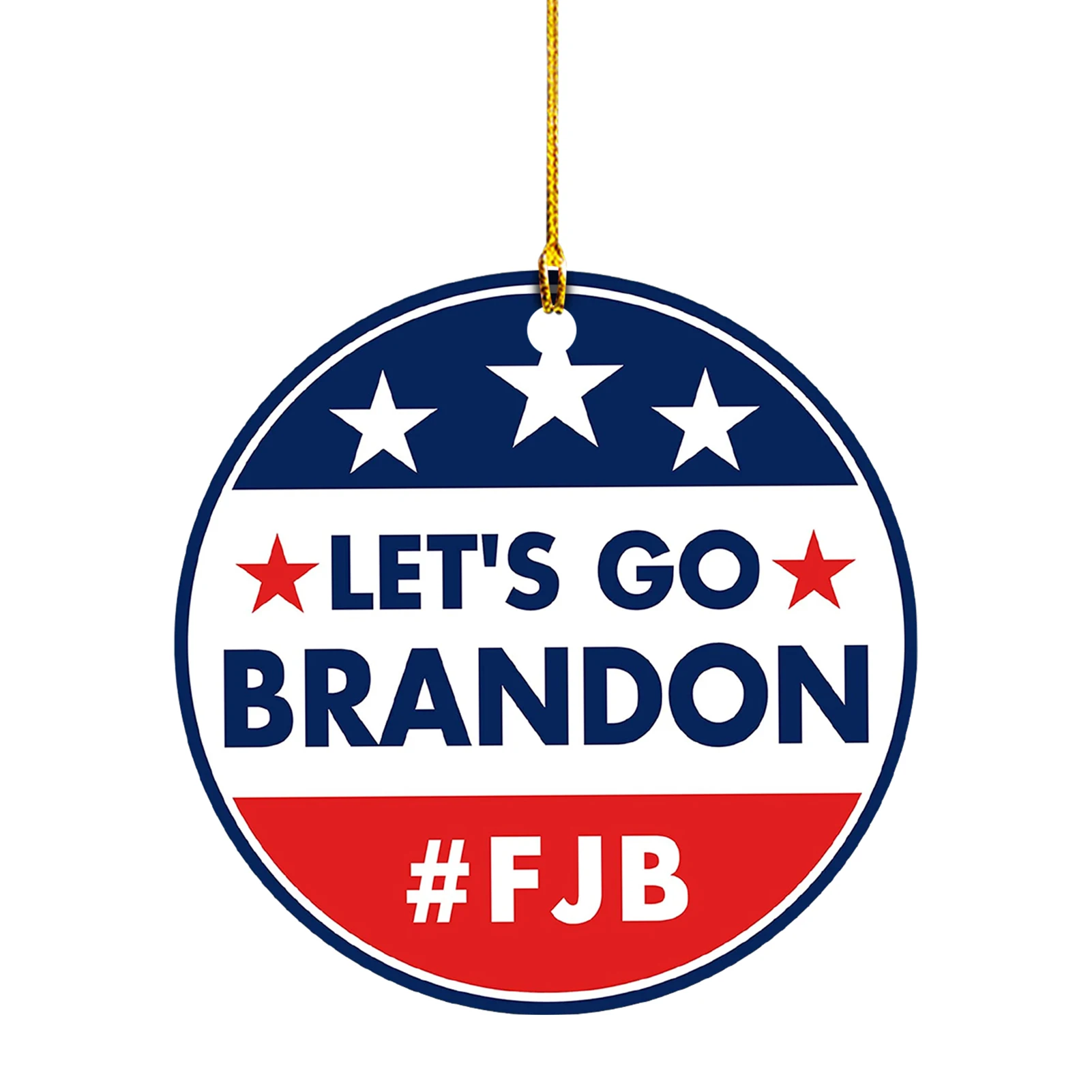 

2021 деревянная новогодняя елка, подвеска Let's Go, акриловая доска, украшение, круглые рождественские украшения для дома дюйма/