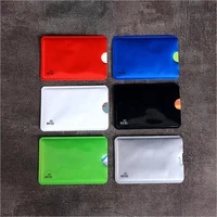 10PCS Anti-Theft Card Holder Aluminum Foil RFID Case Anti-degaussing Card Holder Protection Bank Card Set Shielding Bag NFC