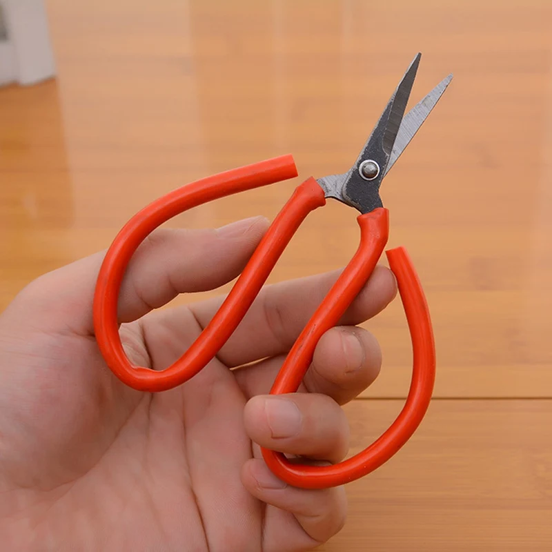 Household Red Sewing Scissors for Needlework Fabric Craft Shears Accessories Durable Vintage Dedicated Tailor`s | Дом и сад