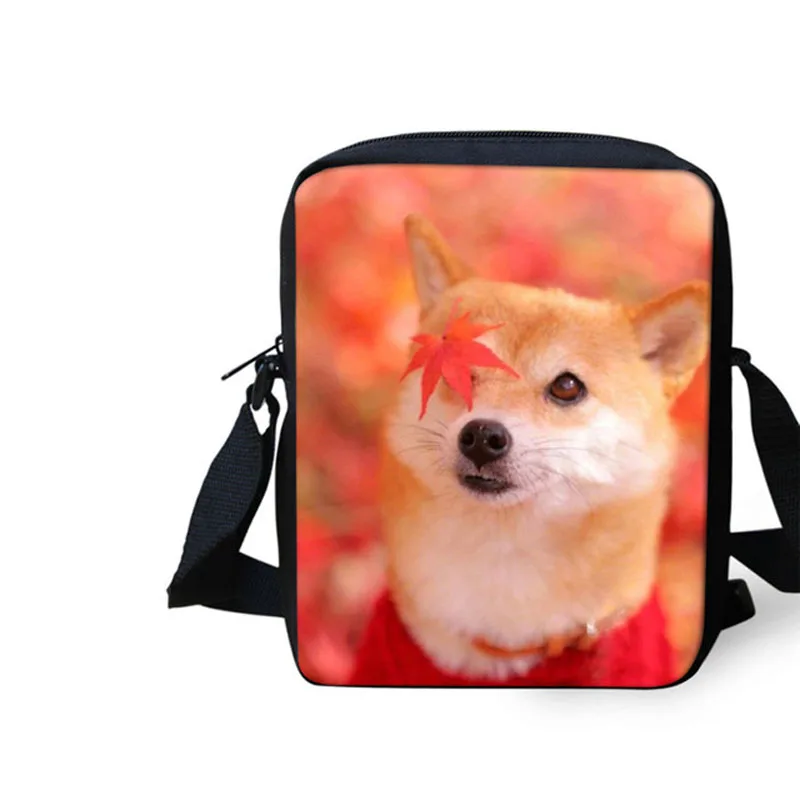 

Fashion Shiba Inu Puppy Print Messenger Bag for Women Teenager Boy Girls 2020 Fashion Mini Shoulder Bags for Men Crossbody Bag