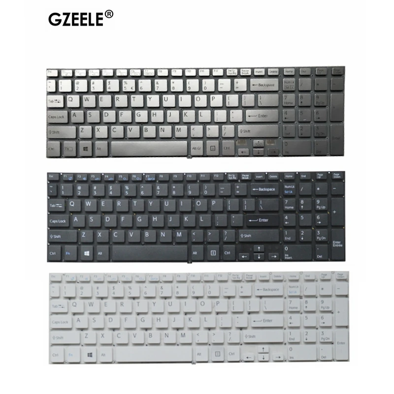 Новая английская клавиатура для ноутбука Sony VAIO SVF15 SVF152 SVF153 SVF154 9z. Naebq.00r SVF15N17CXB
