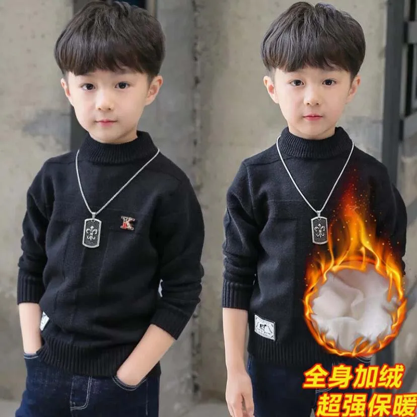 Детская одежда весенние свитера для мальчиков на рост 100-170 см детская модная