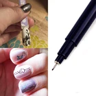 Nail Art Graffiti Pen Водостойкая кисть для рисования Лайнер кисть DIY цветочный узор мелкие детали маникюрные инструменты