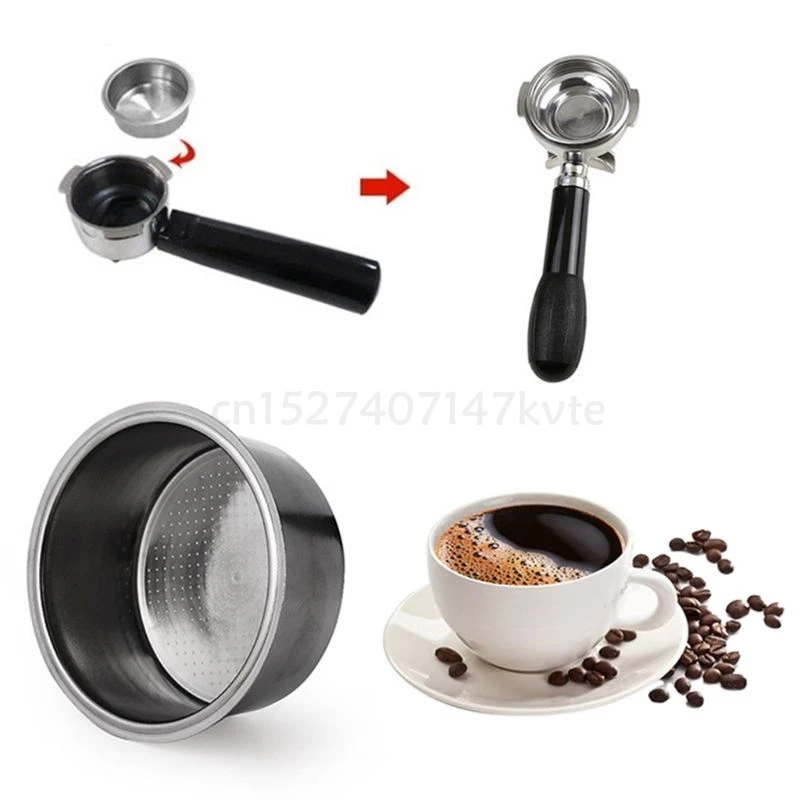 

Coffee Filter Cup 51mm Non Pressurized Filter Basket For Breville Delonghi Filter Krups Coffee Products Kitchen Accessories