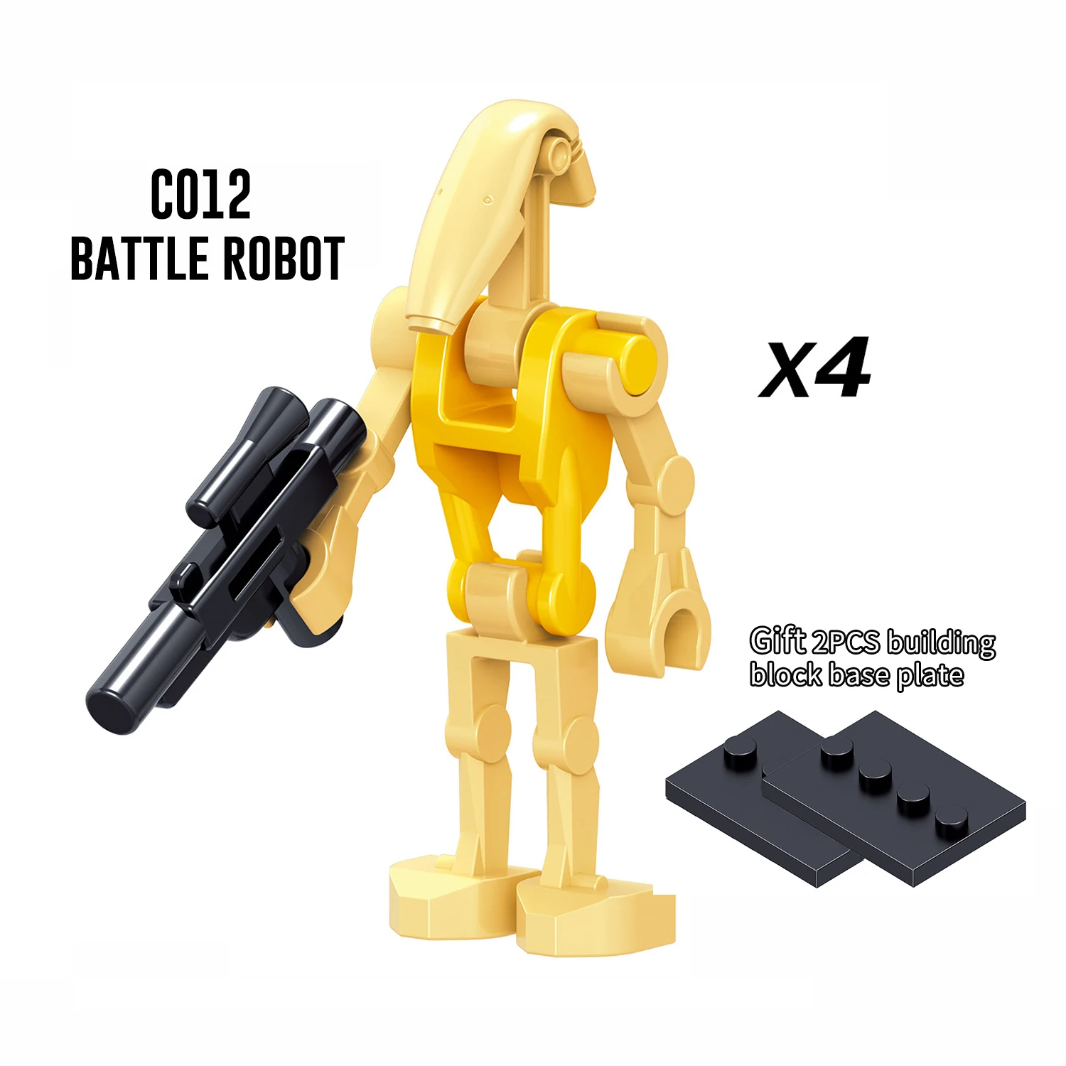 

MOC Space Series Wars Figures Battle Droids Empire Mechanic Combat Robot Building Blocks Bricks Kids DIY Toys Gift For Children