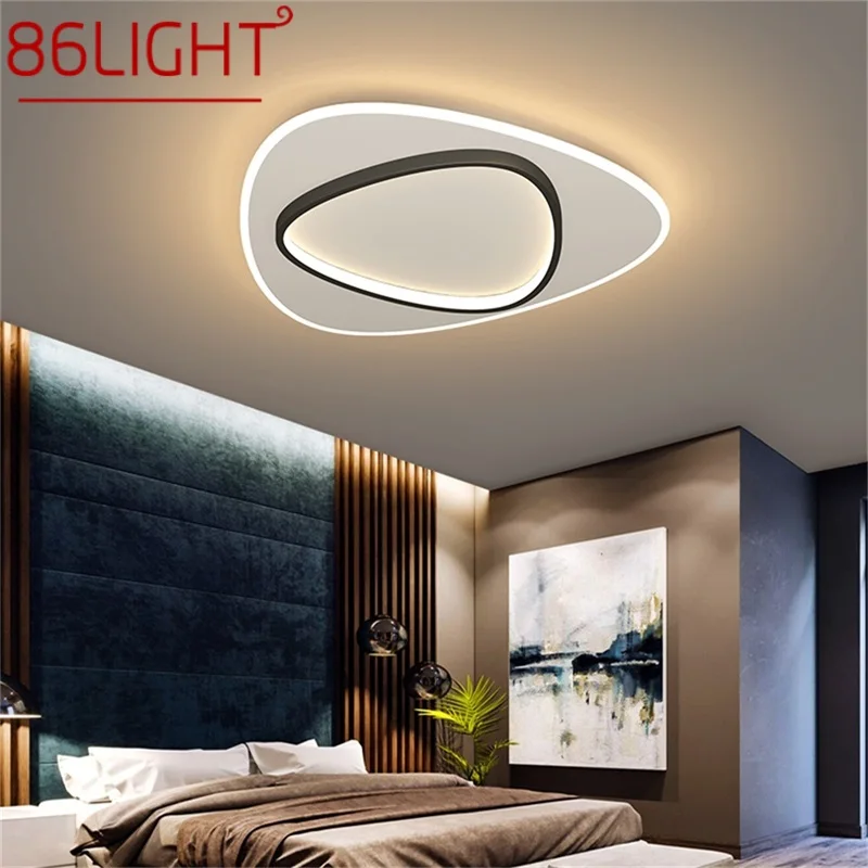 86LIGHT Modern Ceiling Lamps LED Oval Light Fixtures Home For Living Dining Room Bedroom  - buy with discount