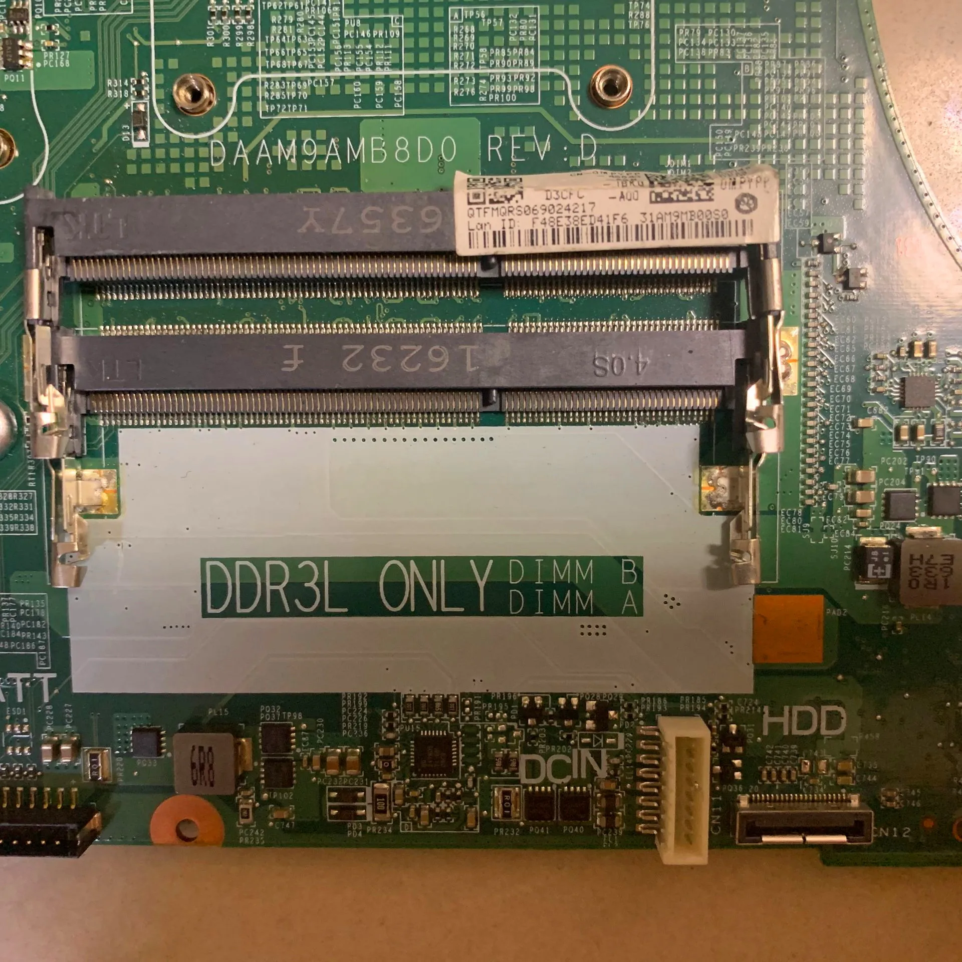 

DELL Inspiron 15 7559 1P4N7 DAAM9AMB8D0 CN-0YPMPP I7-6700HQ GTX960 4G