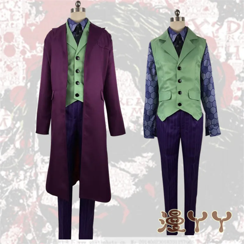 Фильм Бэтмен Темный рыцарь Джокер карнавальный костюм рождественские костюмы